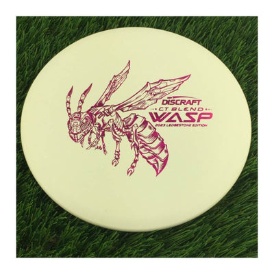 Discraft Crazy Tuff (CT) Blend Wasp with 2023 Ledgestone Edition - Wave 3 Stamp - 172g - Solid White