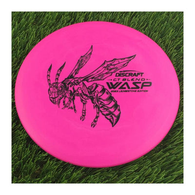 Discraft Crazy Tuff (CT) Blend Wasp with 2023 Ledgestone Edition - Wave 3 Stamp - 177g - Solid Pink