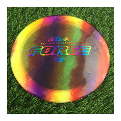 Discraft Elite Z Fly-Dyed Force with 2023 Ledgestone Edition - Wave 3 Stamp - 174g - Translucent Dyed