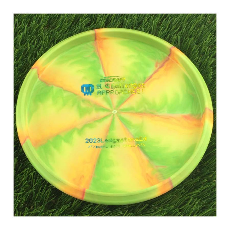 Discraft Swirly Soft Challenger with 2023 Ledgestone Edition - Wave 3 Stamp - 174g - Solid Light Green