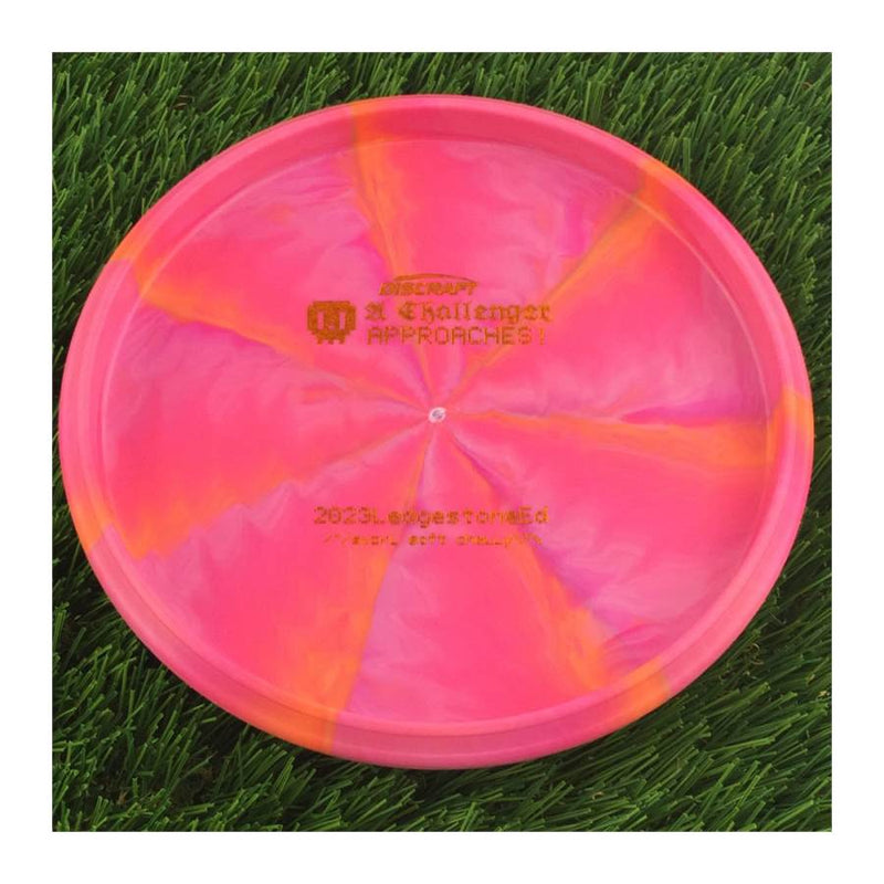 Discraft Swirly Soft Challenger with 2023 Ledgestone Edition - Wave 3 Stamp - 174g - Solid Bright Pink