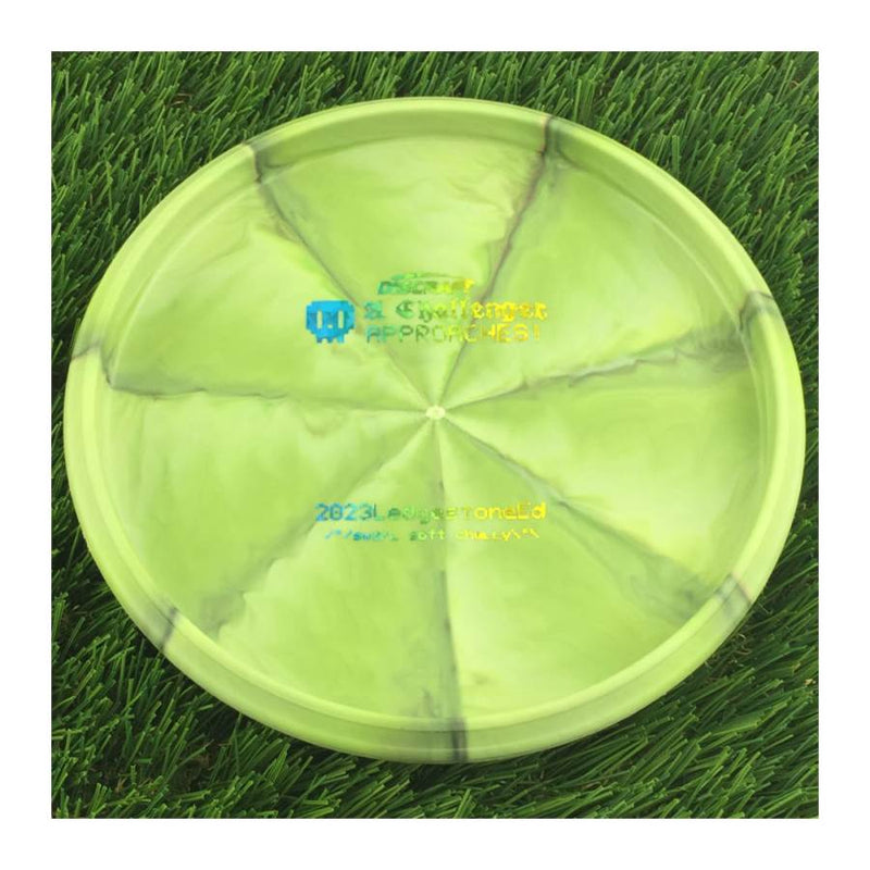 Discraft Swirly Soft Challenger with 2023 Ledgestone Edition - Wave 3 Stamp - 174g - Solid Muted Green