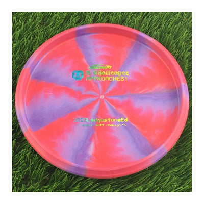 Discraft Swirly Soft Challenger with 2023 Ledgestone Edition - Wave 3 Stamp - 174g - Solid Bright Red