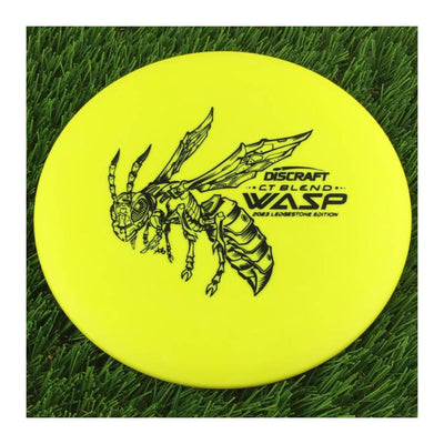 Discraft Crazy Tuff (CT) Blend Wasp with 2023 Ledgestone Edition - Wave 3 Stamp - 173g - Solid Muted Yellow