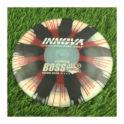 Innova Champion I-Dye Boss with 1108 Feet World Record Distance Model Stamp - 168g - Translucent Dyed
