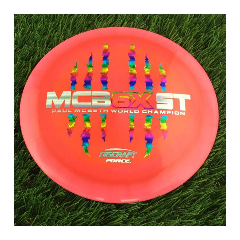 Discraft ESP Swirl Force with McBeast 6X Claw PM World Champ Stamp - 172g - Solid Pink