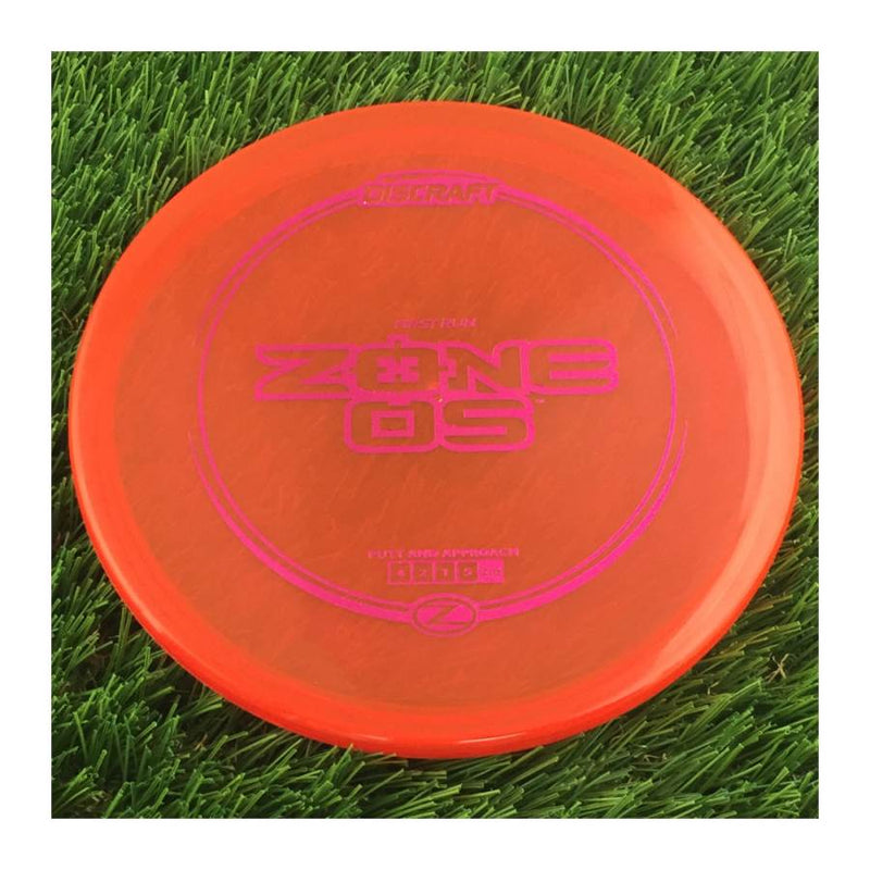 Discraft Elite Z Zone OS with First Run Stamp - 174g - Translucent Red