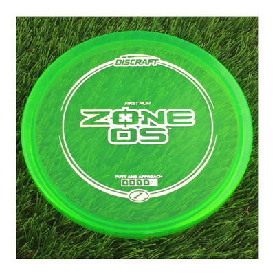 Discraft Elite Z Zone OS with First Run Stamp - 173g - Translucent Green