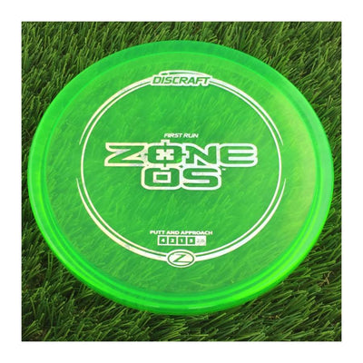 Discraft Elite Z Zone OS with First Run Stamp - 174g - Translucent Green