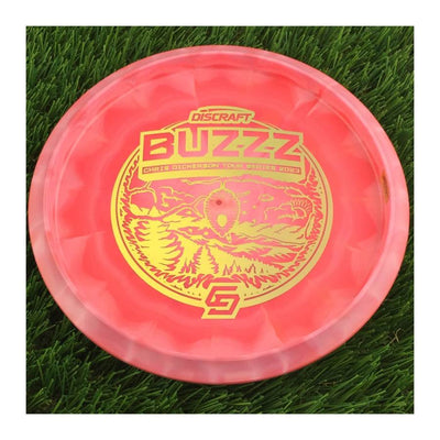 Discraft ESP Swirl Buzzz with Chris Dickerson Tour Series 2023 Stamp - 172g - Solid Red