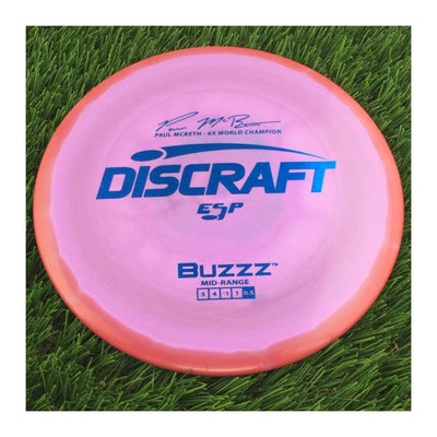 Discraft ESP Buzzz with Paul McBeth - 6x World Champion Signature Stamp - 172g - Solid Purple