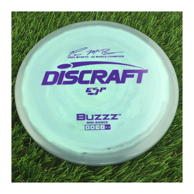 Discraft ESP Buzzz with Paul McBeth - 6x World Champion Signature Stamp - 174g - Solid Muted Green