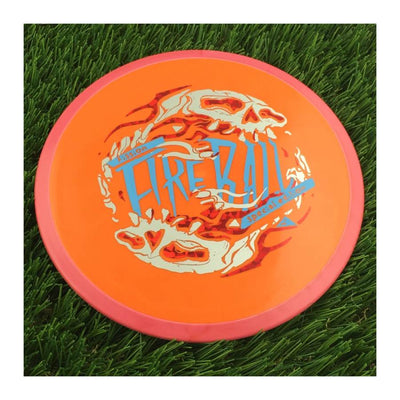 Axiom Fission Fireball 9|4|0|3.5 with Special Edition Fireball Art by Mike Inscho Stamp - 172g - Solid Orange