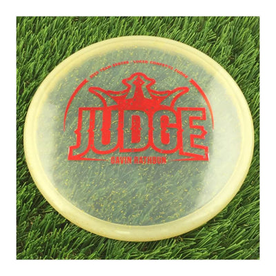 Dynamic Discs Lucid Confetti V2 Judge with Gavin Rathbun Big Judge Team Series 2023 Stamp - 176g - Translucent Gold