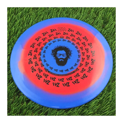 Dynamic Discs Fuzion Orbit Eye Maverick with Zach Melton Crazy Hair ZM Spiral Team Series 2023 Stamp - 174g Blue