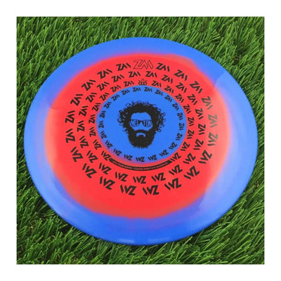 Dynamic Discs Fuzion Orbit Eye Maverick with Zach Melton Crazy Hair ZM Spiral Team Series 2023 Stamp - 173g Blue