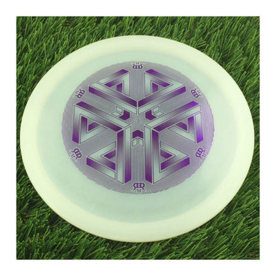 Dynamic Discs Lucid Ice Verdict with DD Impossible Cube Stamp - 174g - Translucent White