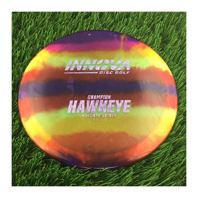 Innova Champion I-Dye Hawkeye with Burst Logo Stock Stamp - 169g - Translucent Dyed