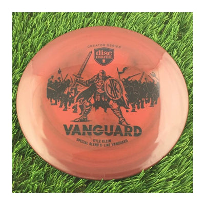 Discmania S-Line Special Blend Vanguard with Kyle Klein Creator Series - Army of Soldiers Stamp - 173g - Solid Dark Red
