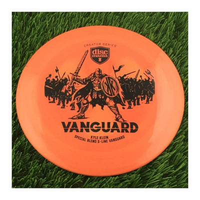 Discmania S-Line Special Blend Vanguard with Kyle Klein Creator Series - Army of Soldiers Stamp - 173g - Solid Orange