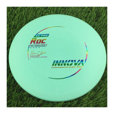 Innova Pro KC Roc with Ken Climo 12 Time World Champion Burst Logo Stamp - 169g - Solid Light Blue