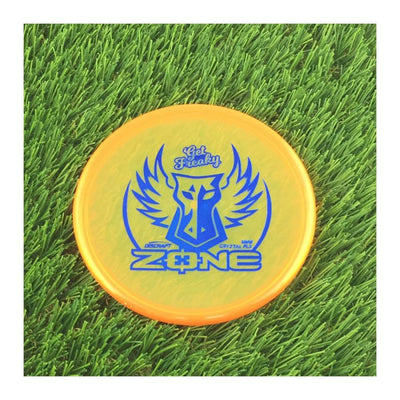 Discraft CryZtal Flx Mini Zone Mini with Get Freaky Dark Horse Stamp - 68g - Translucent Orange