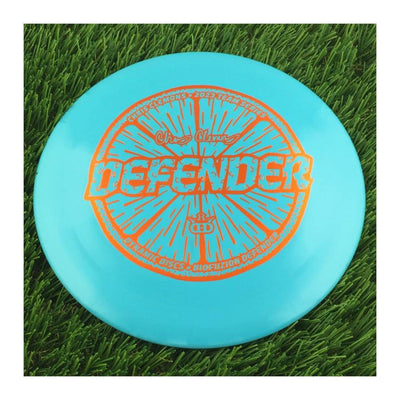 Dynamic Discs BioFuzion Defender with Chris Clemons Lemon Seeds Team Series 2023 Stamp - 171g - Solid Blue