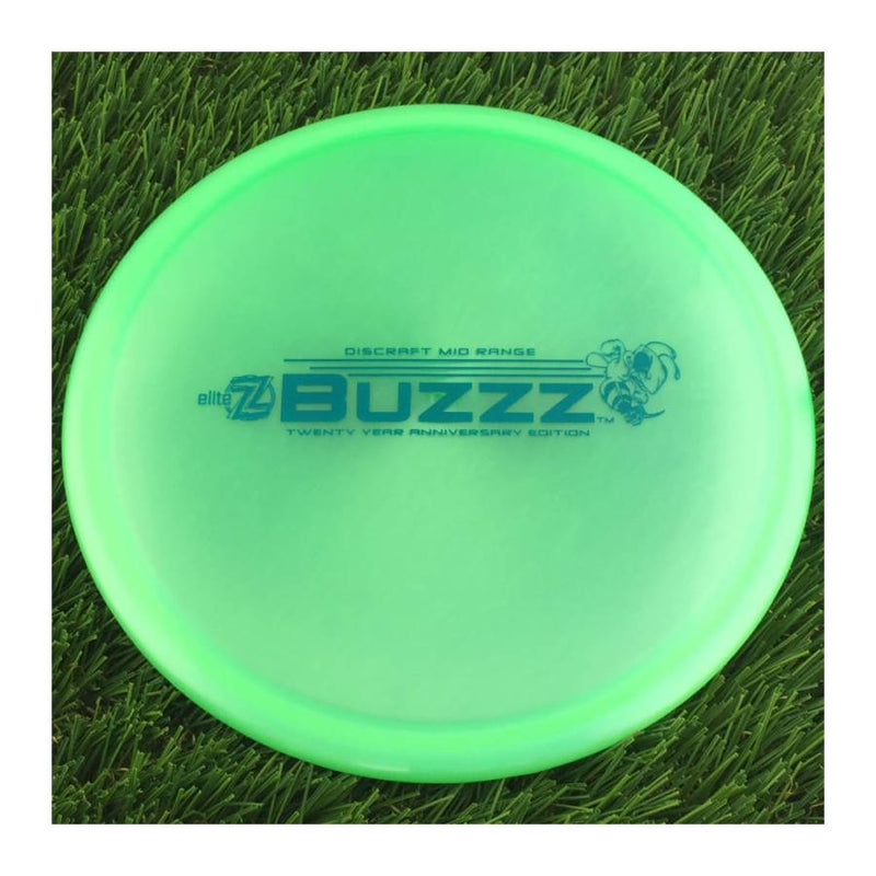 Discraft Elite Z Buzzz with Twenty Year Anniversary Edition Stamp - 180g - Translucent Light Green
