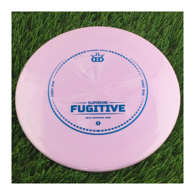 Dynamic Discs Supreme Fugitive with First Run Stamp - 174g - Solid Light Purple
