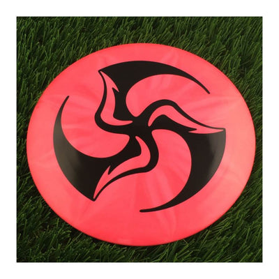 Dynamic Discs Fuzion-X Burst Trespass with DyeMax Huk Lab Trifly Stamp - 175g - Solid Pink