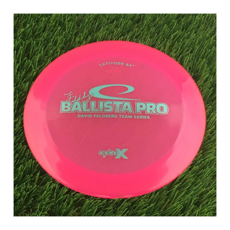 Latitude 64 Opto-X Ballista Pro with David Feldberg 2018 Team Series Stamp - 173g - Translucent Pink