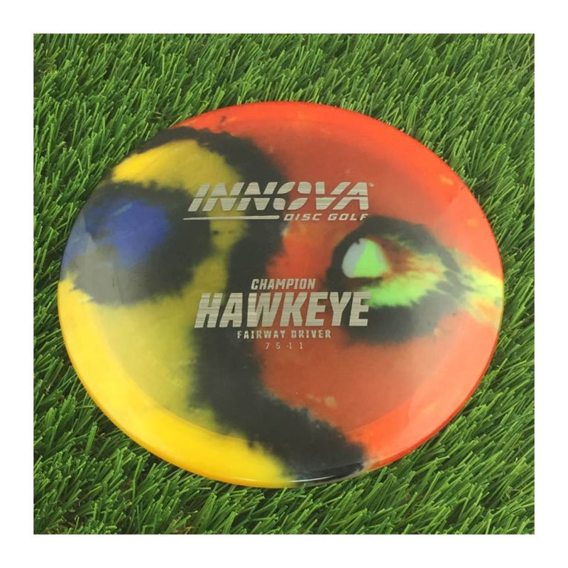 Innova Champion I-Dye Hawkeye with Burst Logo Stock Stamp - 175g - Translucent Dyed