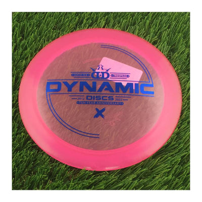 Dynamic Discs Lucid Ice Trespass with Ten-Year Anniversary 2012-2022 Stamp - 173g - Translucent Pink