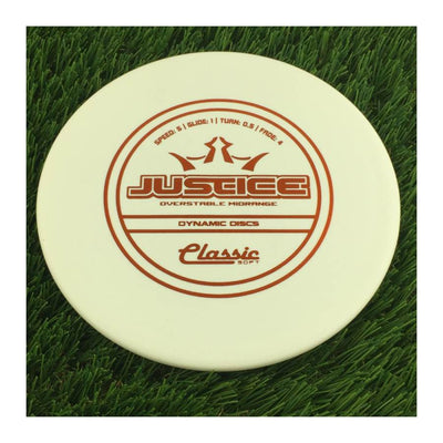 Dynamic Discs Classic Soft Justice - 173g - Solid White