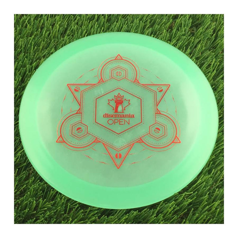 Discmania C-Line Color Glow Reinvented FD3 with Discmania Open 2023 Stamp - 174g - Translucent Turquoise Green