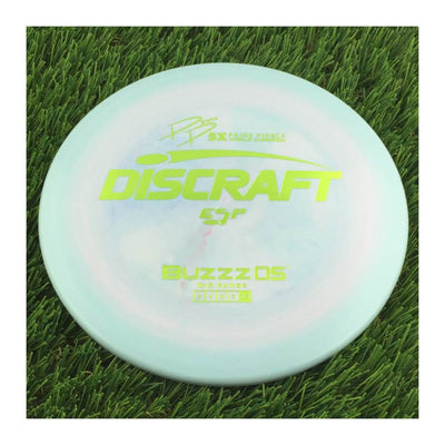 Discraft ESP BuzzzOS with PP 29190 5X Paige Pierce World Champion Stamp - 177g - Solid Light Blue