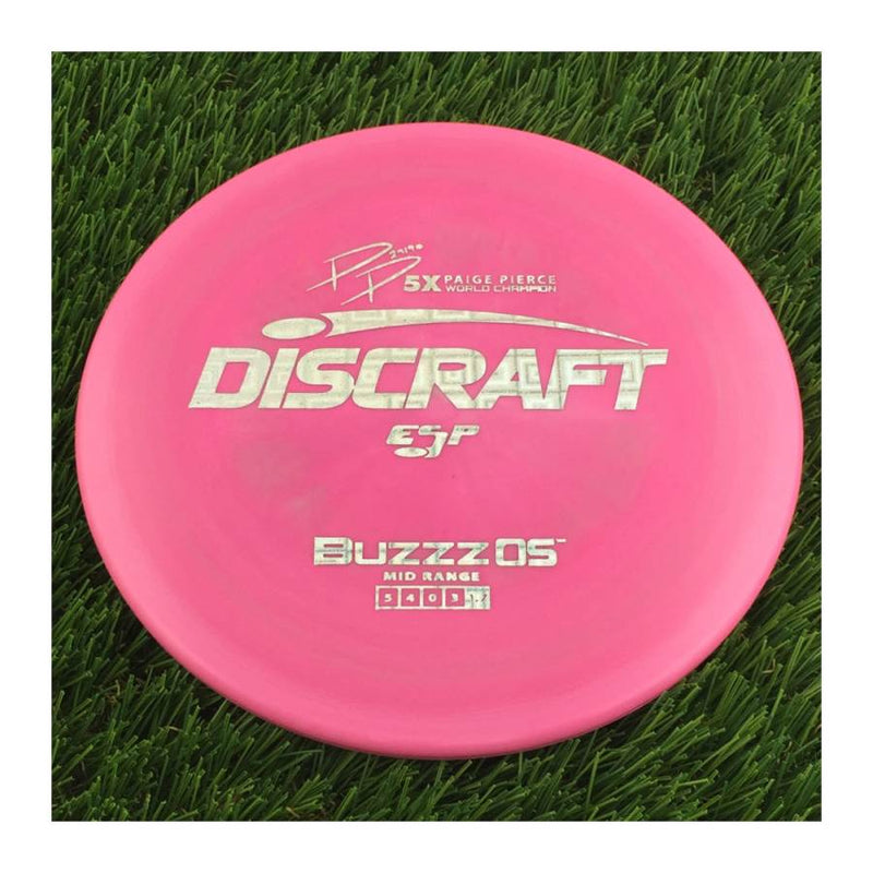 Discraft ESP BuzzzOS with PP 29190 5X Paige Pierce World Champion Stamp - 174g - Solid Pink