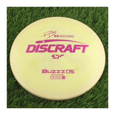 Discraft ESP BuzzzOS with PP 29190 5X Paige Pierce World Champion Stamp - 177g - Solid Muted Green