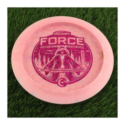 Discraft ESP Swirl Force with Corey Ellis Tour Series 2023 Stamp - 174g - Solid Pink