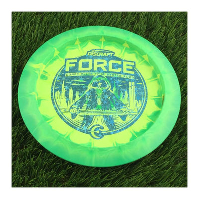 Discraft ESP Swirl Force with Corey Ellis Tour Series 2023 Stamp - 174g - Solid Green