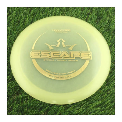 Dynamic Discs Lucid Moonshine Glow Escape with Glow in the Dark Stamp - 174g - Translucent Glow