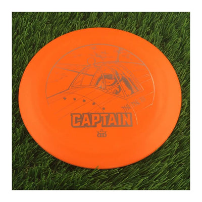 Dynamic Discs Prime Captain with Animated - Fighter Pilot Stamp - 173g - Solid Orange
