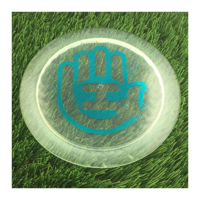 Dynamic Discs Lucid Ice Defender with Handeye Breakaway Stamp - 170g - Translucent Clear