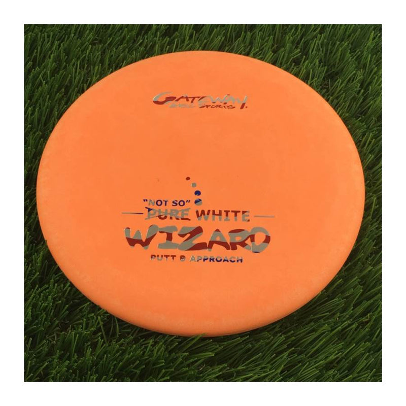 Gateway Pure White Wizard with Not So White Stamp - 175g - Solid Light Orange