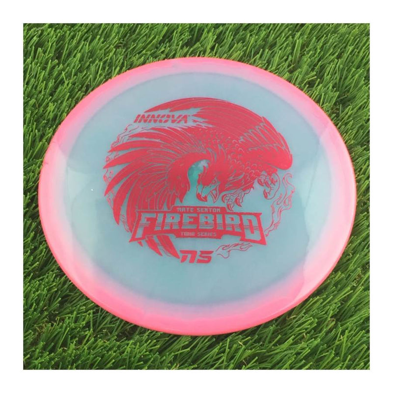 Innova Champion Glow Halo Firebird with Nate Sexton 2023 Tour Series Sexy Bird Stamp - 175g - Translucent Pink