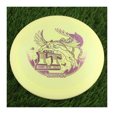 Innova Star IT with Burst Logo Stock Stamp - 161g - Solid Pale Yellow
