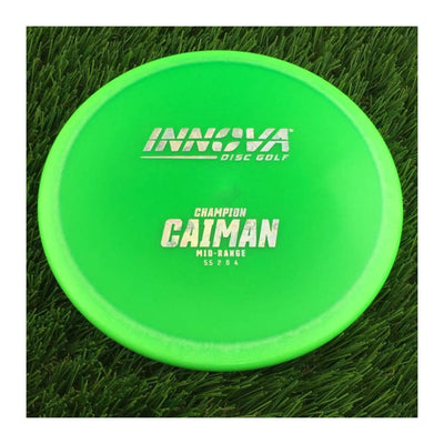 Innova Champion Caiman with Burst Logo Stock Stamp - 168g - Translucent Green
