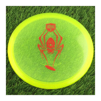 Discmania Italian C-Line Metal Flake MD3 Reinvented with Limited Edition Spider Stamp - 179g - Translucent Yellow