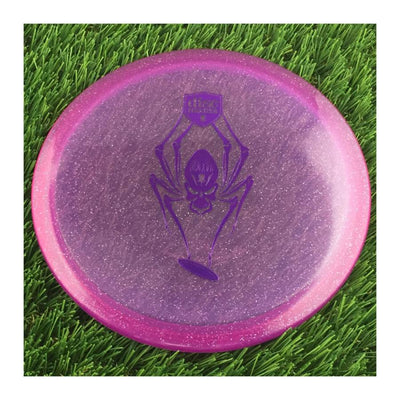 Discmania Italian C-Line Metal Flake MD3 Reinvented with Limited Edition Spider Stamp - 176g - Translucent Purple