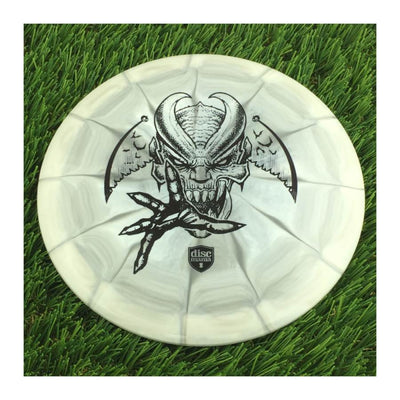 Discmania Lux Vapor Paradigm with Limited Edition Les White Zombie Gremlin Stamp - 175g - Solid Light Grey